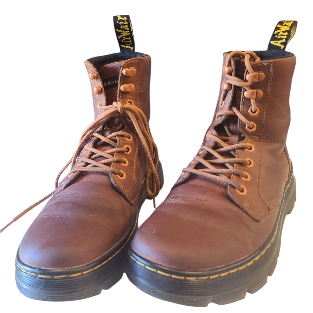 Dr. Martens Combs Leather Boots Warm Tan (8)